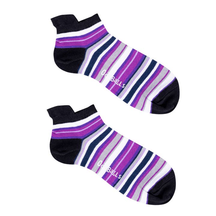 Classic Lines - Ankle Trainer Socks for wholesale by OddBalls