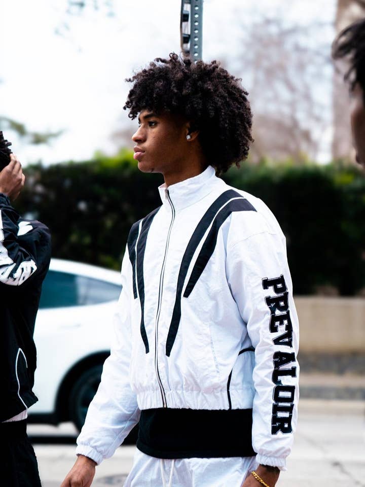 Winners Only White Tracksuit for wholesale by Prevaloir Clothing