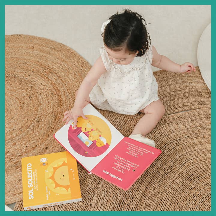 Binibi - Wholesale Baby & Toddler Book (0-2) - Los Pollitos Bilingual Musical Book: Spanish Nursery Rhymes6