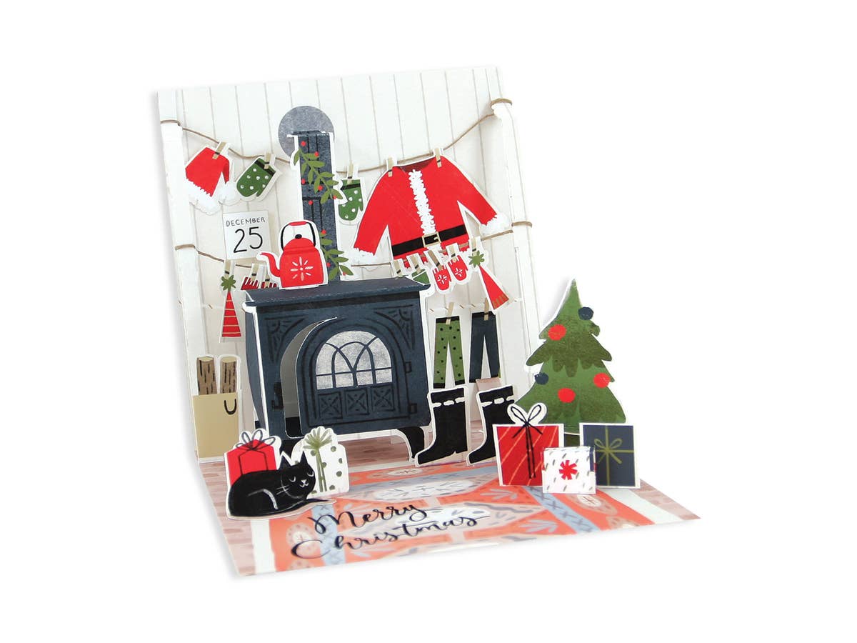 Up With Paper - Wholesale Retailer Display - Paper & Novelty - Christmas Pop-Up Cards Corrugate Floor Display with Product3