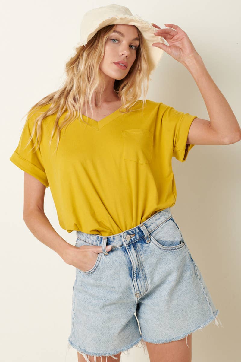 mittoshop – Engroshandel Strikket top - Dame – T9153 - DTY V-HALS MED 1 LOMMEDETALJE DOLMAN STRIKKET TOP61