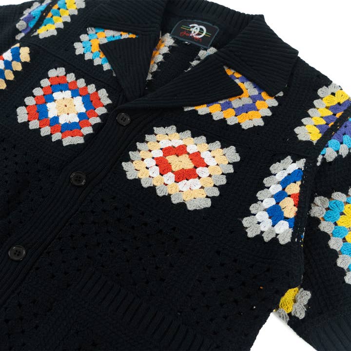 BLACK RED F342 Nuevo Riche Shirt - Black/Red for wholesale on Faire4