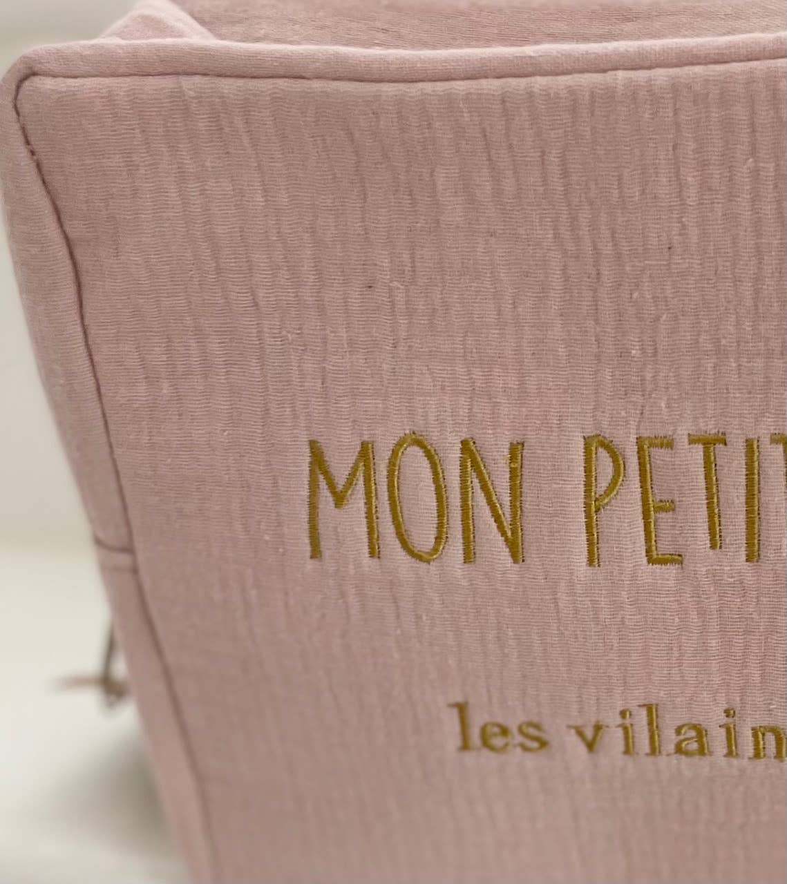 Les Vilaines Filles - Wholesale Makeup/Cosmetic Bag - Large cotton gauze pouch "my little mess"2