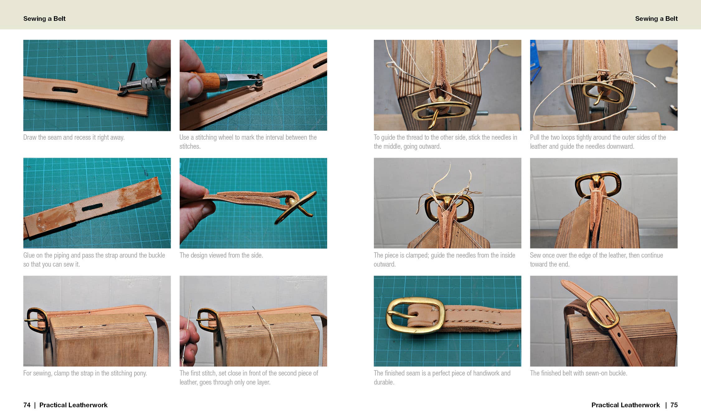 Schiffer Publishing - Vente Crafts, Hobbies & DIY - Maroquinerie pratique : découpe, couture, finition et réparation6