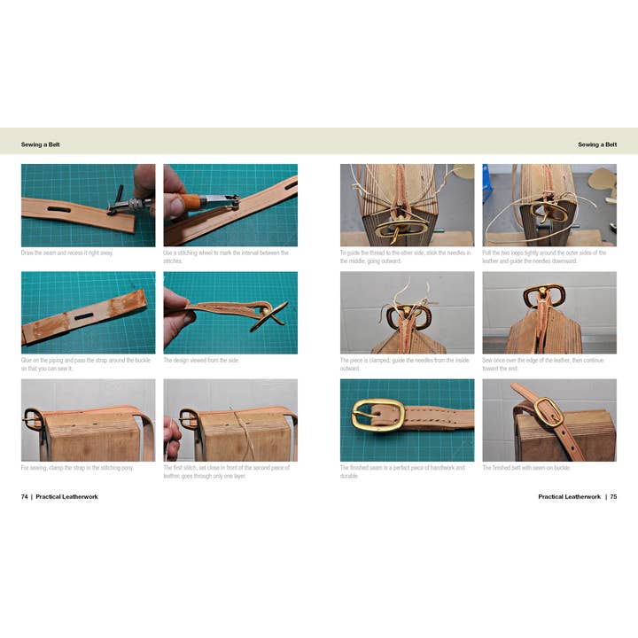 Schiffer Publishing - Vente Crafts, Hobbies & DIY - Maroquinerie pratique : découpe, couture, finition et réparation6