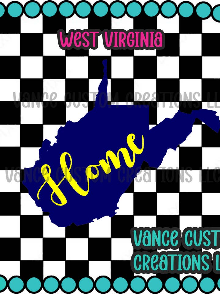 West Virginia Freshie Mold für den Großhandel von Vance Custom Creations