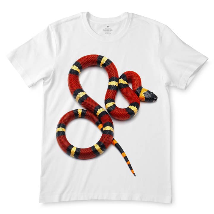 3D Snake Weiße T-Shirts für den Großhandel von Paapaiii