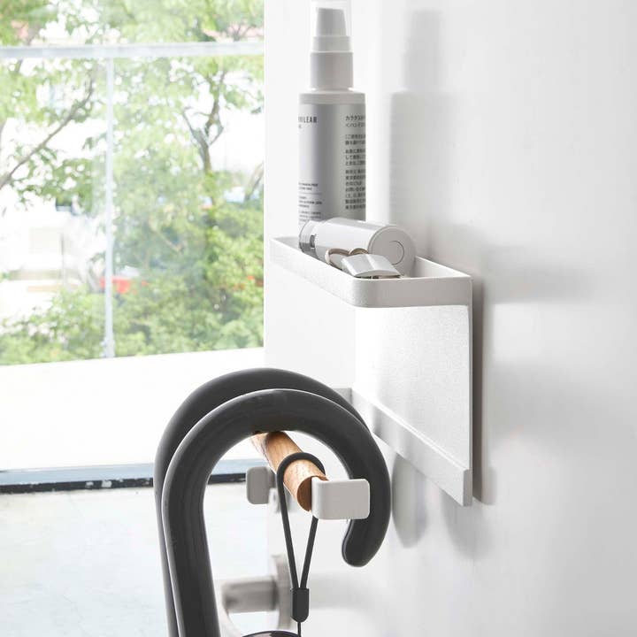 Yamazaki Home - Wholesale Umbrella Stand - Magnetic Umbrella Holder - Steel + Wood