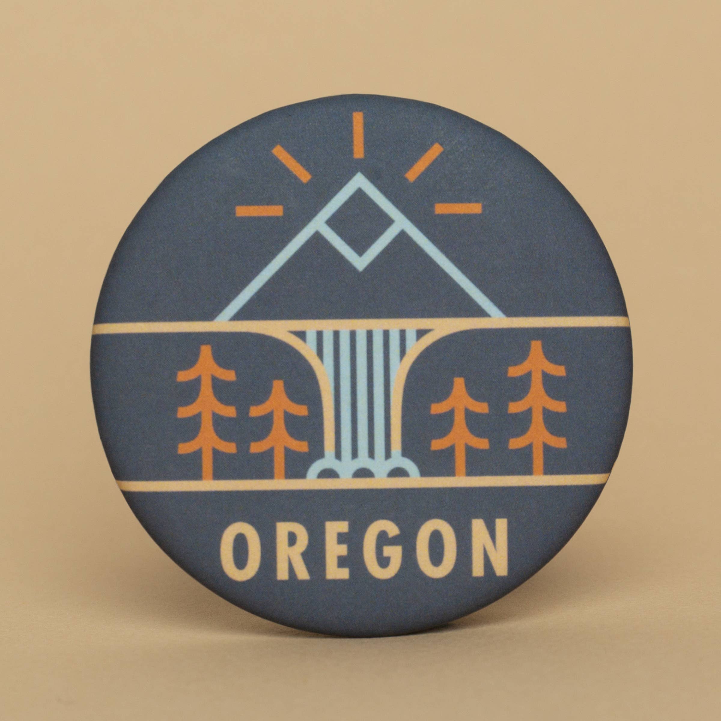 Tender Loving Empire - Wholesale Magnet - Multnomah Falls Round Magnet