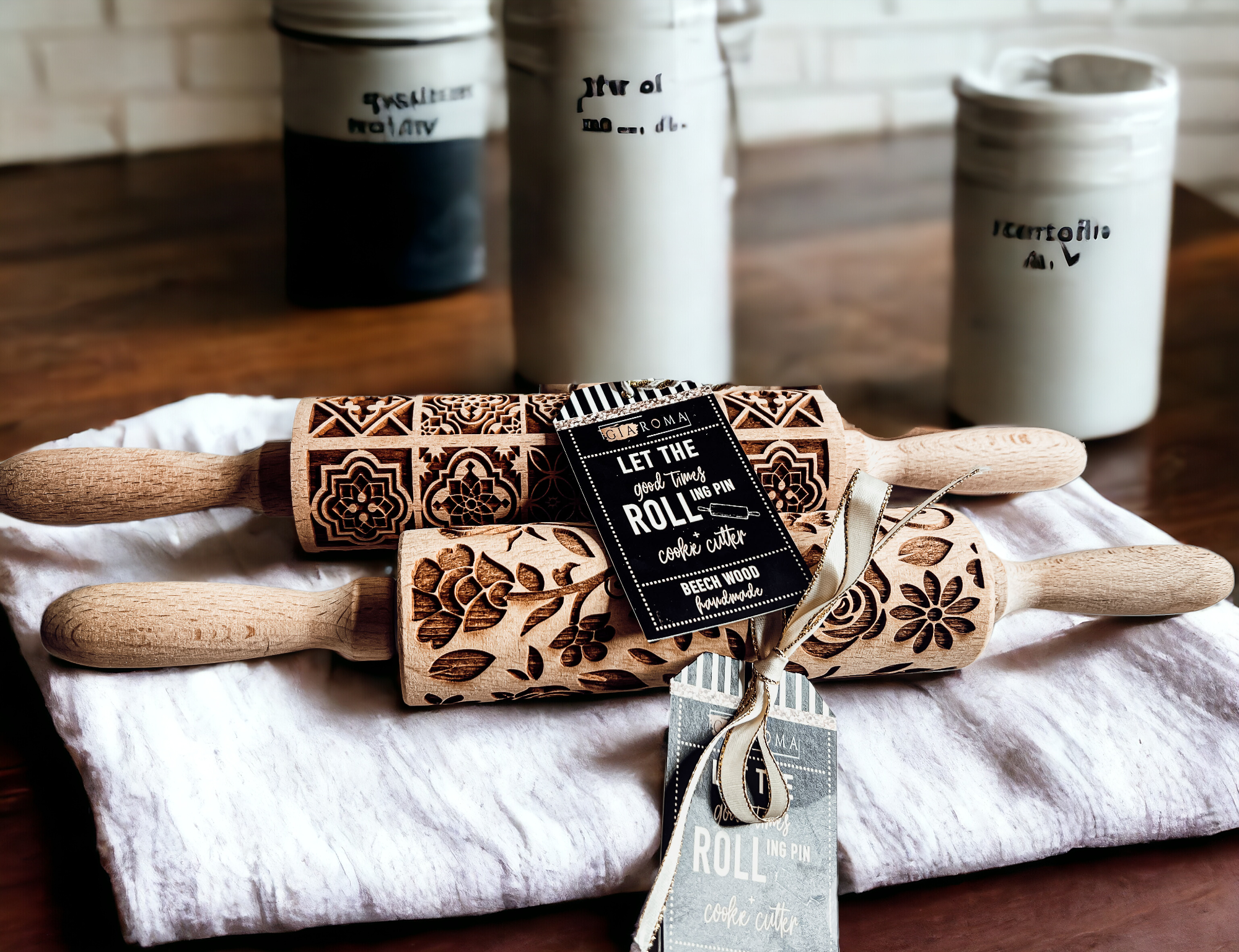 Gia Roma - Wholesale Rolling Pin - Spring Kitchen Gifts + Easter Baking, Rolling Pin for cookie53