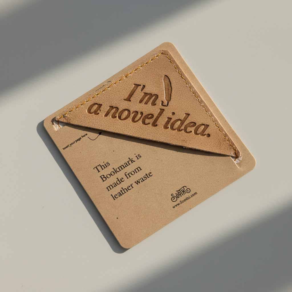 Soothi | Containers Of Creativity - Wholesale Bookmark - Square Leather Bookmarks3