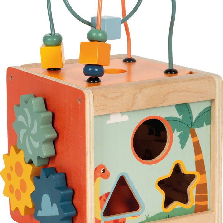 small foot - Wholesale Wood Toy - Kids - Motor Skills Cube “Dino” FSC 100% | Motor Skills | Wooden Toys5