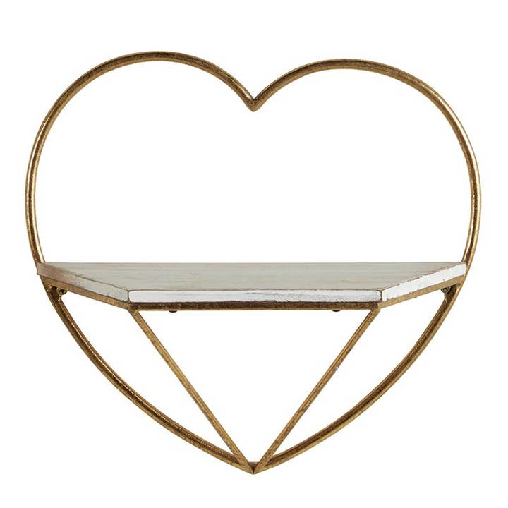 Heart Wall Shelf for wholesale by 47th & Main (Creative Brands)