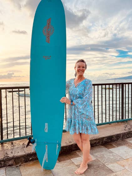 Plumeria Moana Kleid für den Großhandel von Lani Lau Hawaii