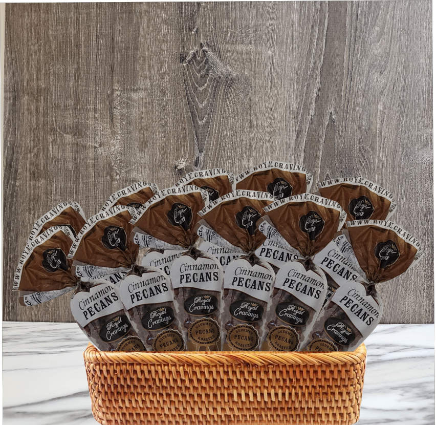 Royal Cravings - Wholesale Nuts - Pecans - Cinnamon 3oz1