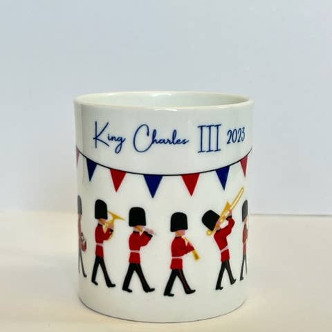 Mustard & Gray Ltd – wholesale Coffee mug – London Guard Coronation Celebration 250ml Mug - Limited Ed2