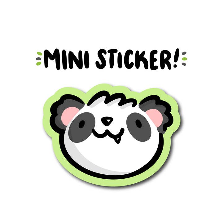 Shop Emily M - Wholesale Sticker - Panda Face Mini Sticker4