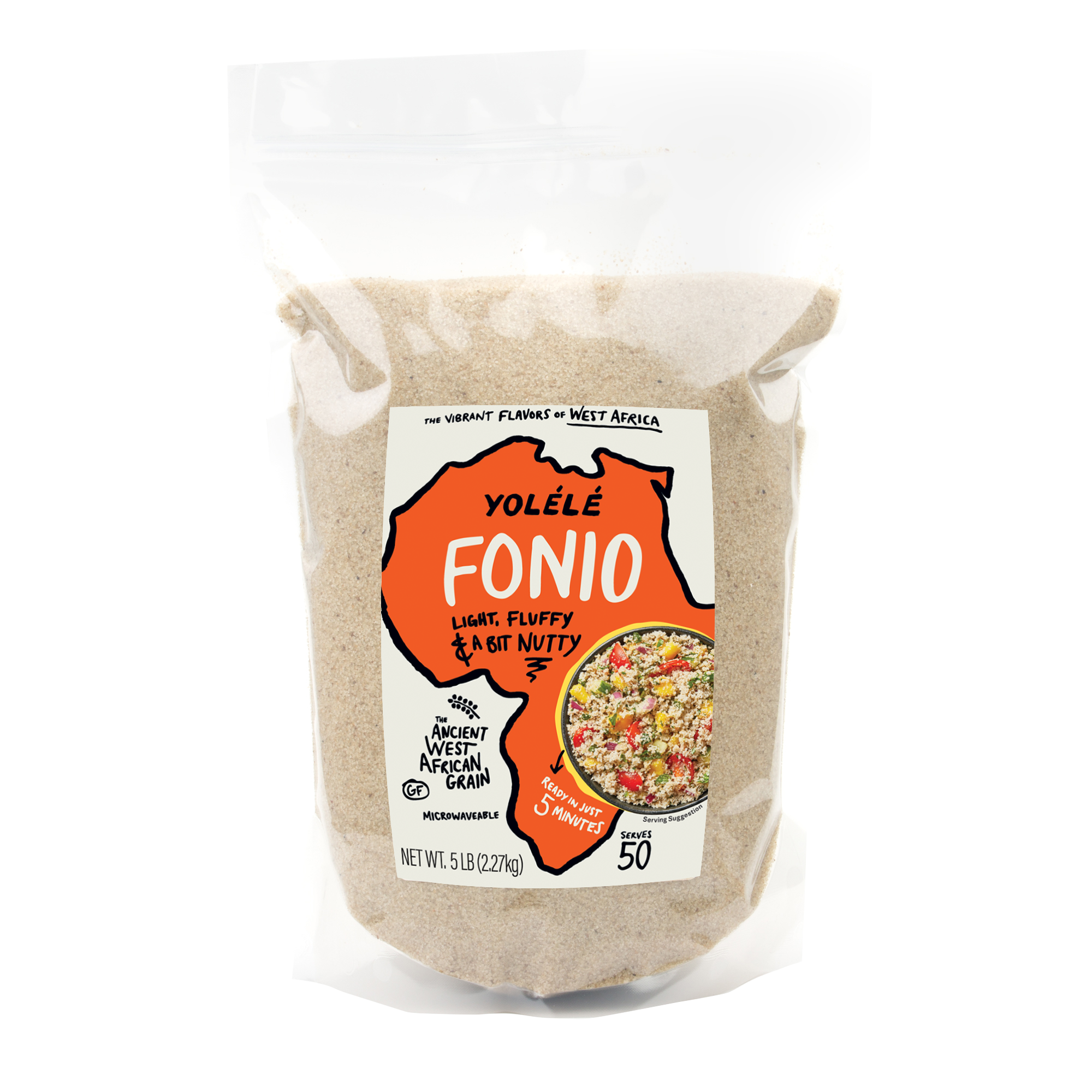 Yolélé - Wholesale Whole Grains - Fonio 5 lb0