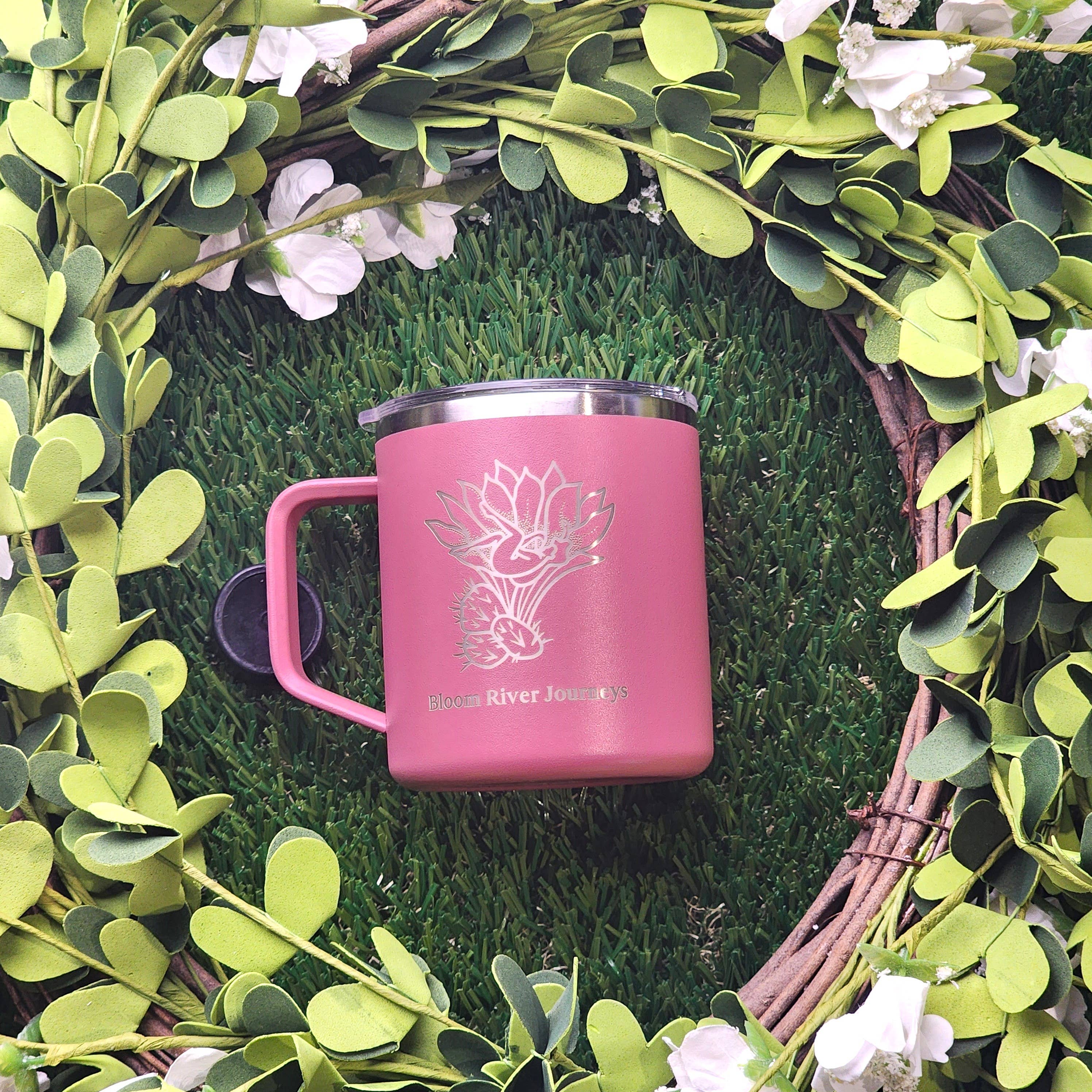 LAMOSE - Wholesale Insulated Mug/Tumbler - Custom Logo Insulated Mug w/ Leakproof Lid and Wide Handle 17