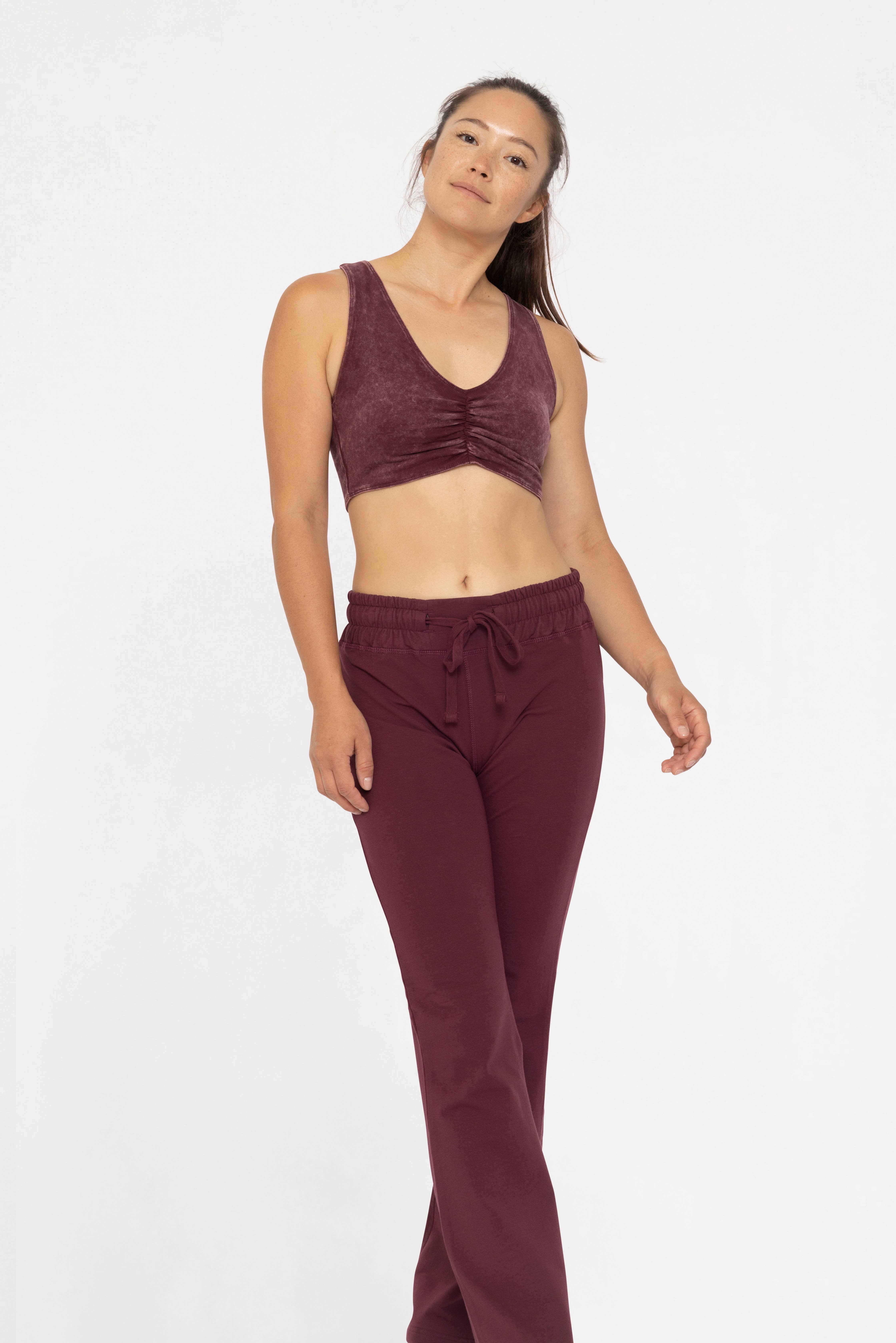 Mono B - Vendita all'ingrosso Reggiseno sportivo - Donna - Reggiseno a schiena scoperta in misto cotone con lavaggio minerale