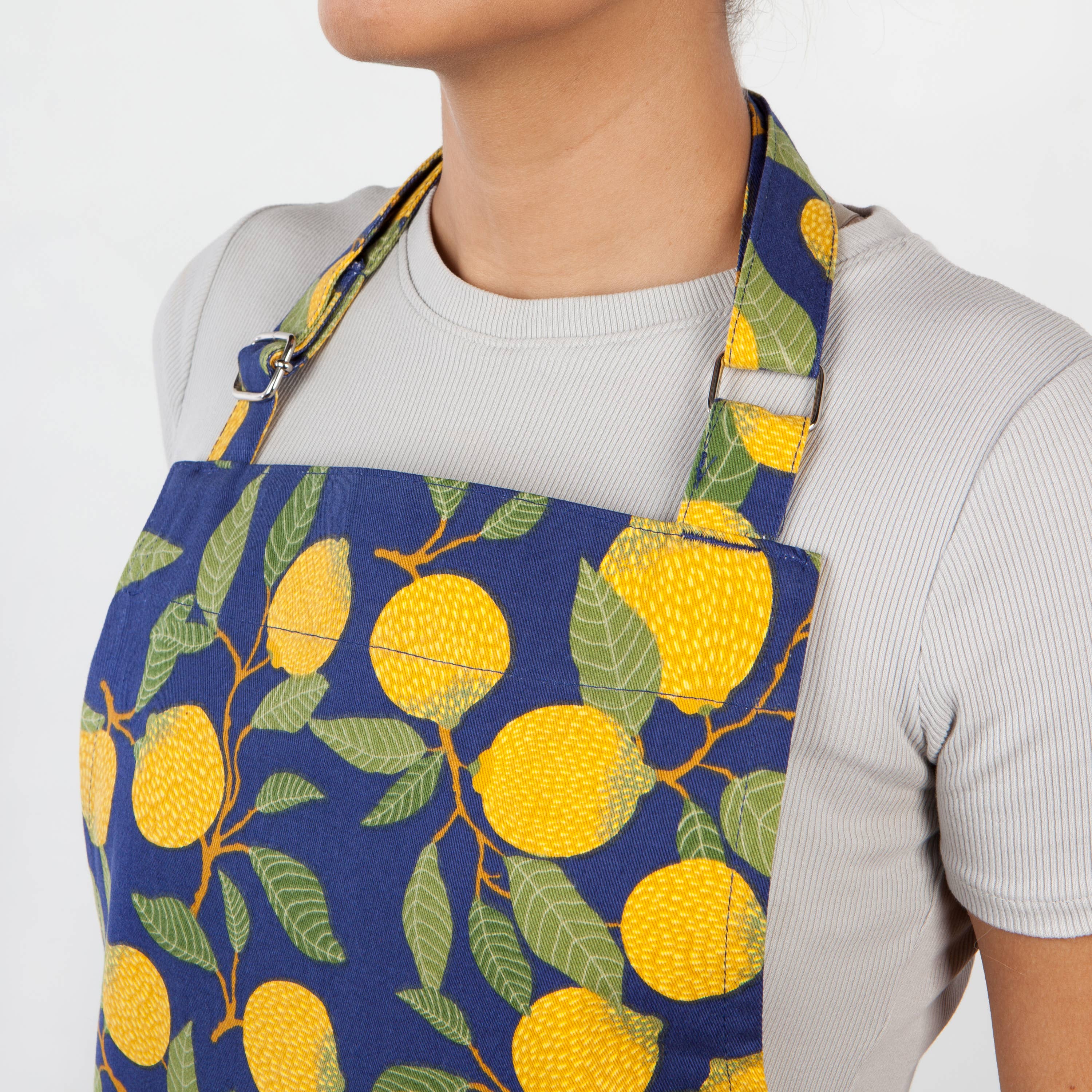 Now Designs by Danica - Wholesale Apron - Lemons Chef Apron3