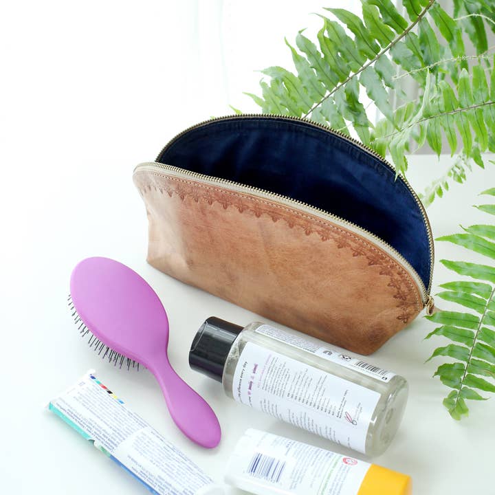 Jubilee Trading Co. | Ethical Trade Decor + Accessories - Wholesale Pouch - Women's - Blossom Travel Pouch - Large or Small8