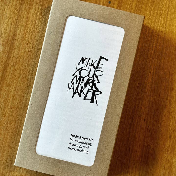 Make Your Mark Maker folded pen kit for wholesale by Impeller Press