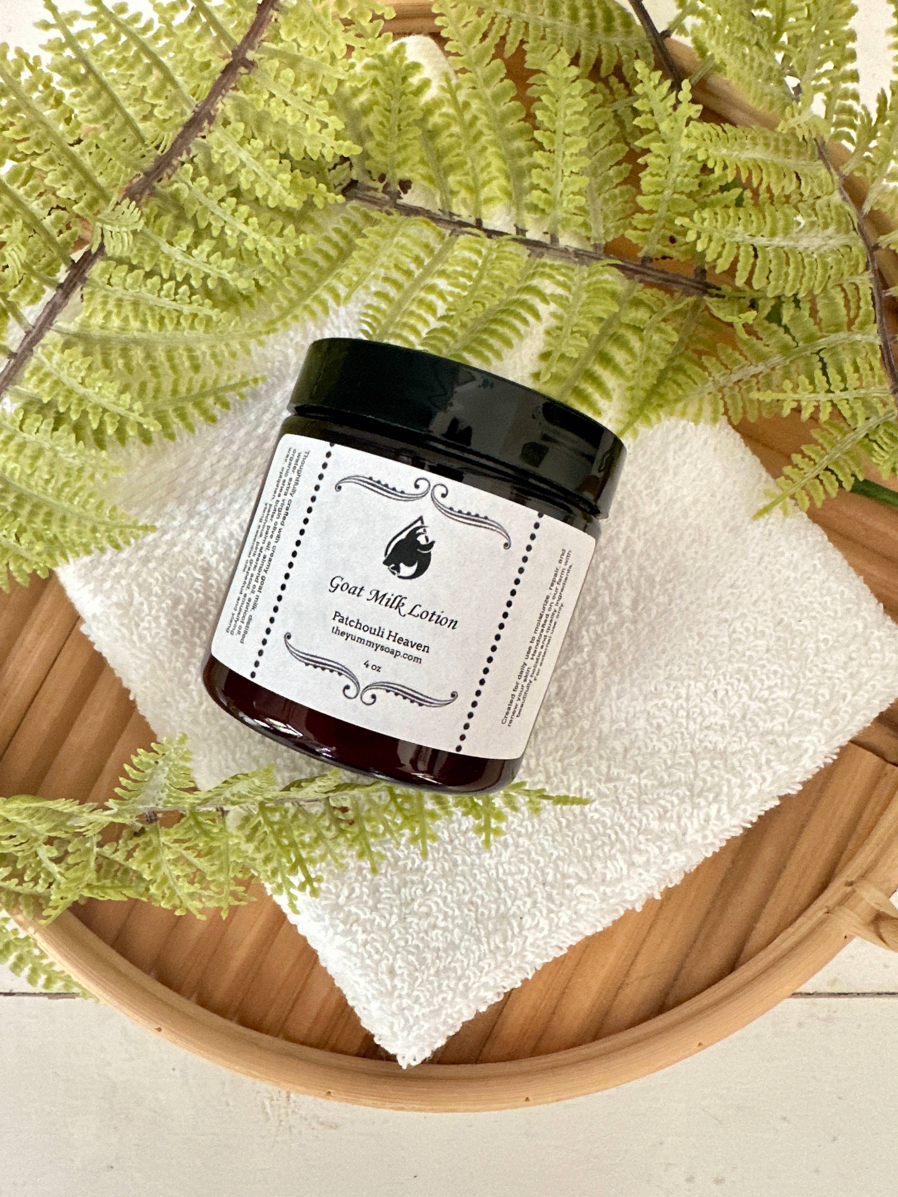 The Yummy Soap - Wholesale Body Cream/Lotion - Patchouli Heaven Goat Milk Lotion, Patchouli Lotion 4 oz