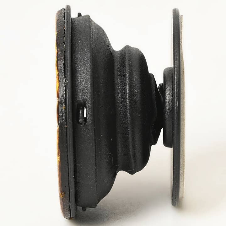 LS Western - Wholesale Phone grip - ADPNA101 Floral Design Hand-Tooled Leather Cell Phone Pop Socket - By American Darling21