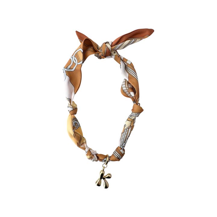 Gemelli - Wholesale Pendant/Charm Necklace - Initial Scarf Necklace- Individual