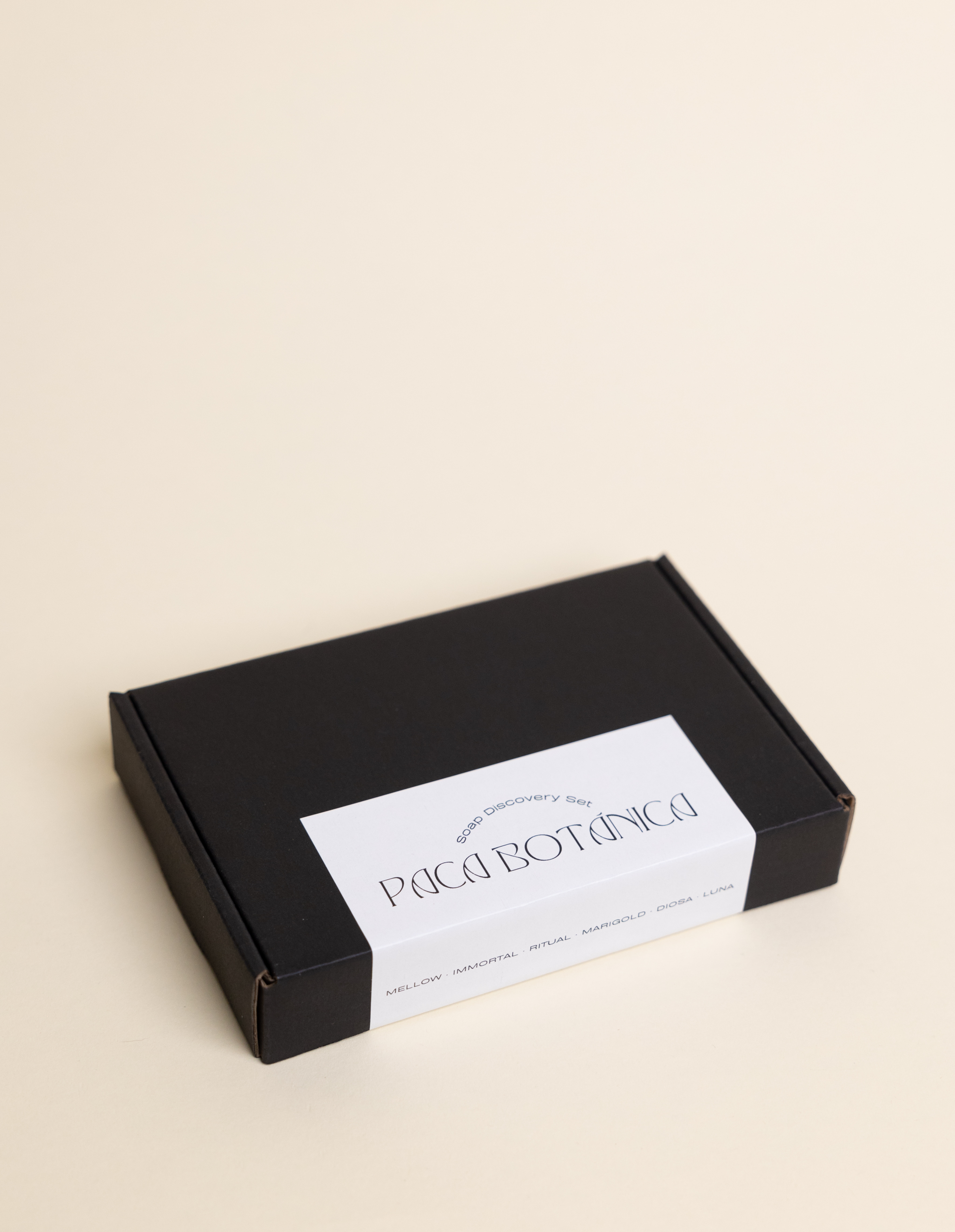 Paca Botánica - Vente Assortiment de savons - ENSEMBLE DISCOVERY - Mini-barres de savon de la collection Six Core1