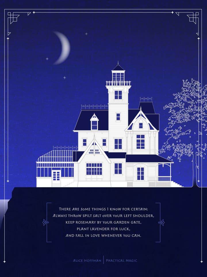 Practical Magic 2 - Alice Hoffman Citation Littéraire pour la vente par Lucky Skye Graphics