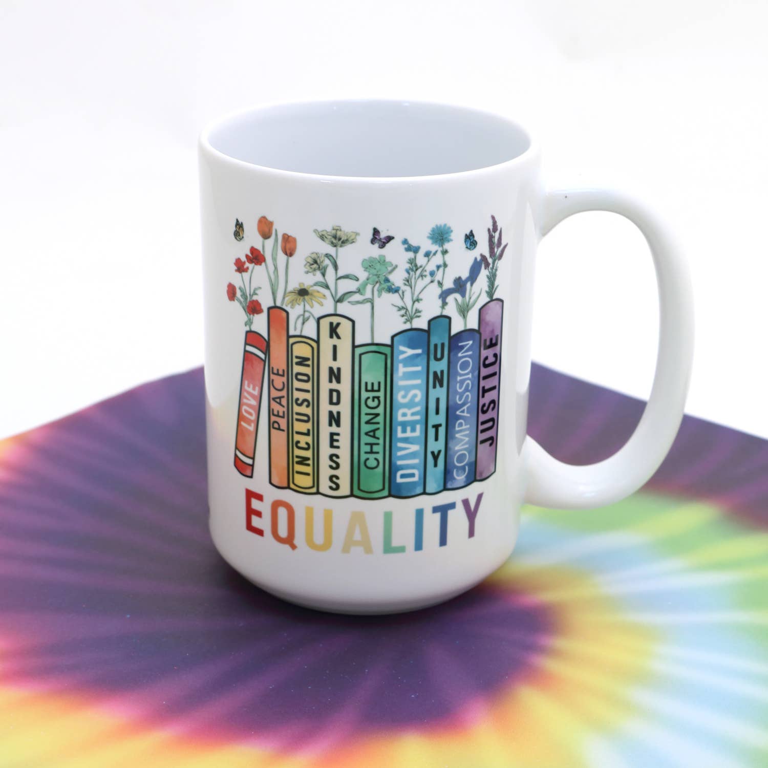 Lenny Mud - Wholesale Coffee Mug - Pride Equality Books Mug, LGBTQ support, ally mug, 15 oz.