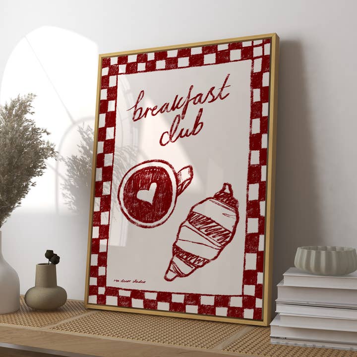 Frukost Club Print för wholesale av RM Decor Studio