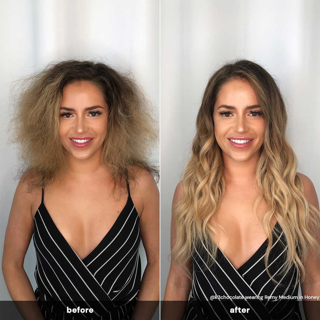 INH Hair - Wholesale Hair Extensions - Lite Remy Hair Extensions | 18" mid length hair extensions14