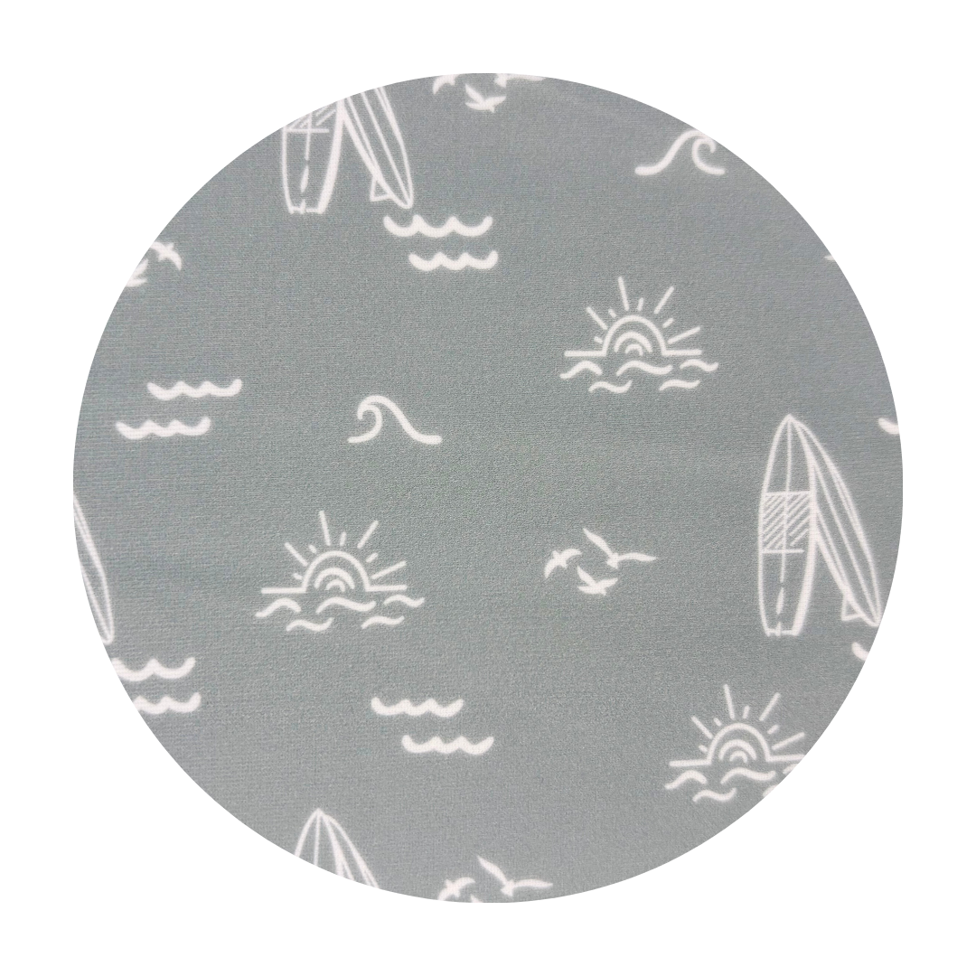 Sweet P Baby Co. - Wholesale Swim Shorts - Kids - Sage Surfer Boys Swim Shorts2