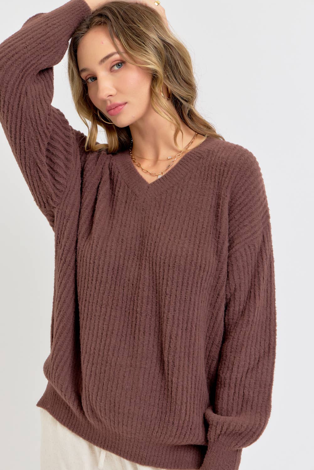 Sweet Lovely by Jen - Wholesale Knit Sweater - Women's -  EVERYDAY CASUAL  SWEATER48