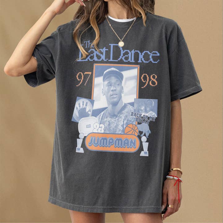 Vintage Michael Jordan Basketball Tee, Retro Chicago Jersey for wholesale by TheKingShirt