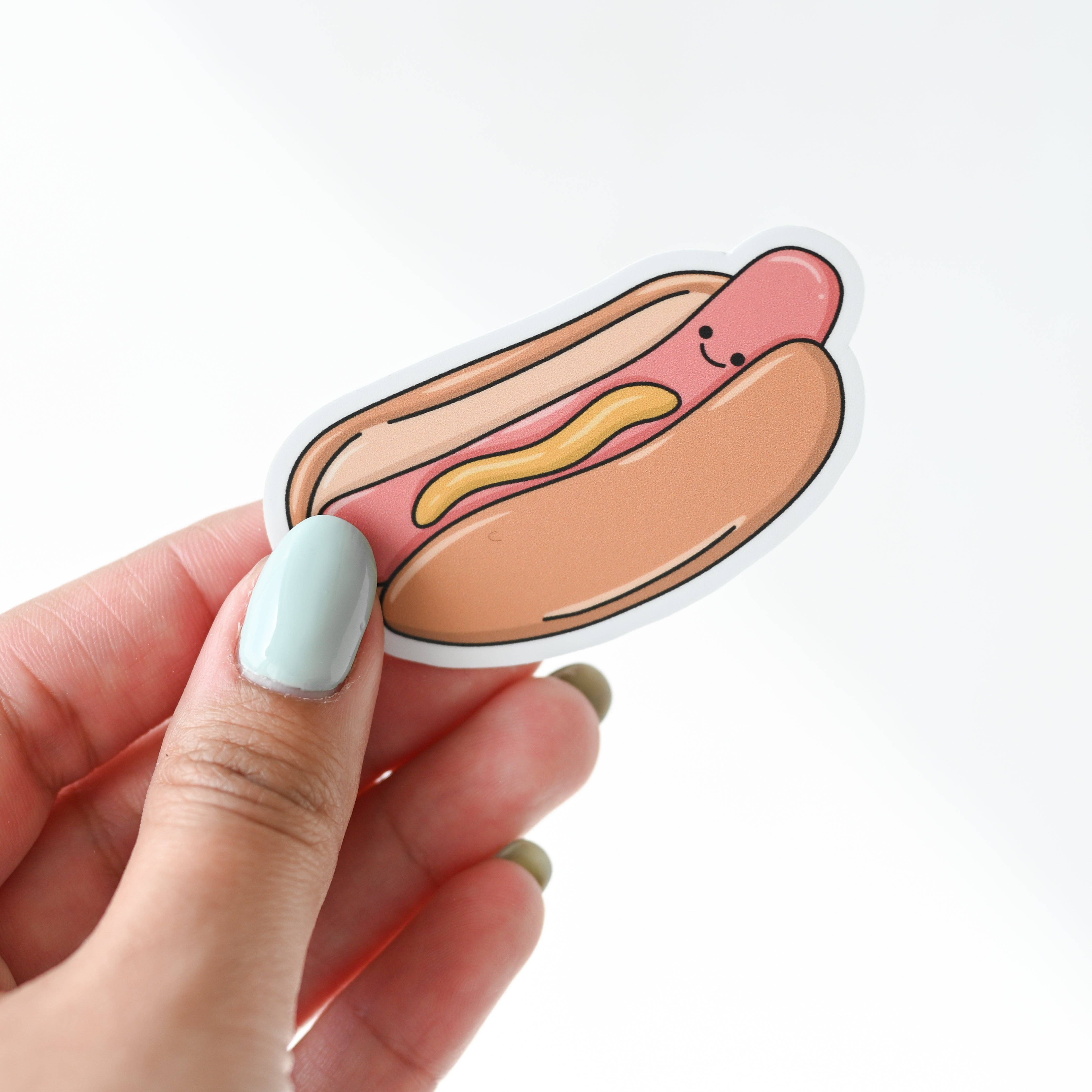 Simple Whimsy - Wholesale Sticker - Hot Dog - Vinyl Sticker *SALE*1