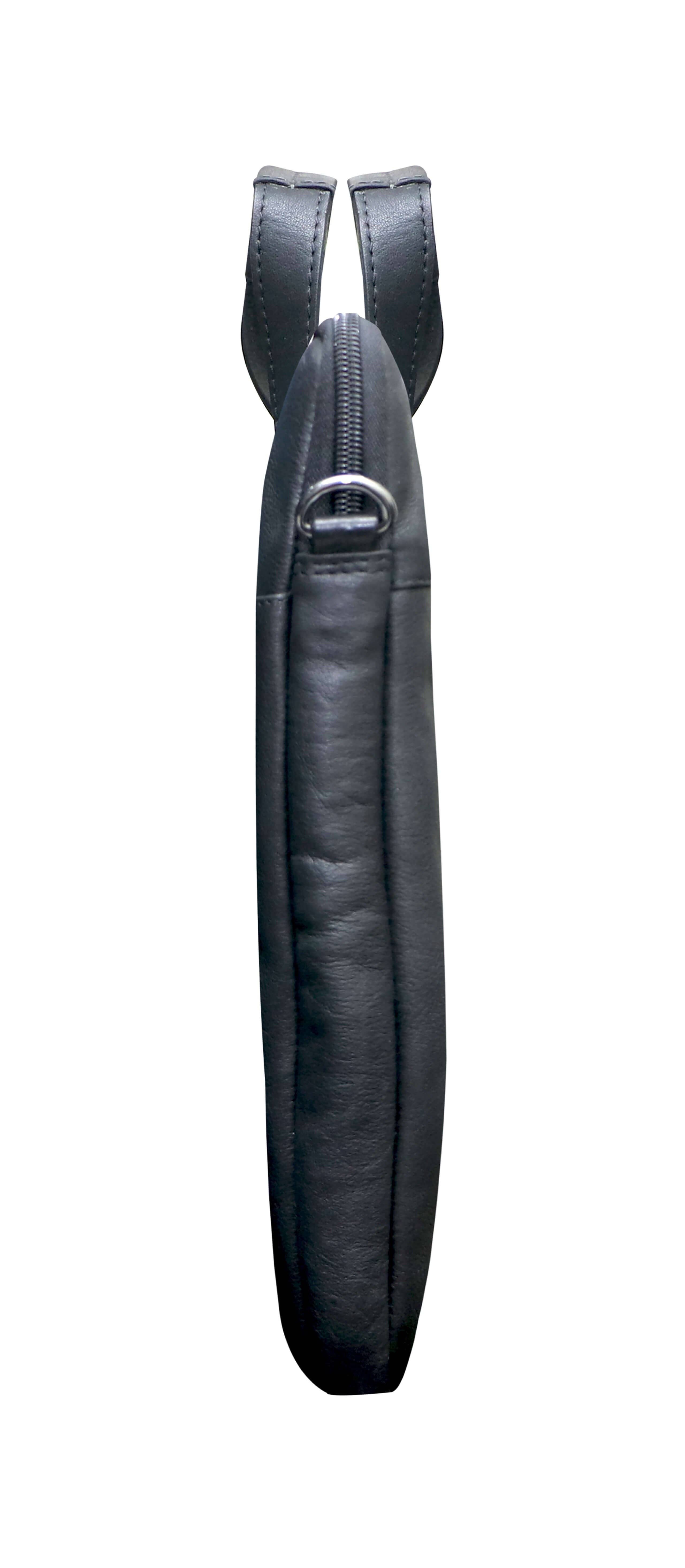 Greenwood – Mala para portátil - Unissexo por atacado – Greenwood Fred bolsa de couro para laptop de 17 polegadas com alça removível22