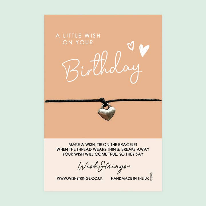 WishStrings - Wholesale Charm/dangle bracelet - LittleWish BIRTHDAY - WishStrings Wish Bracelet - WS100♥