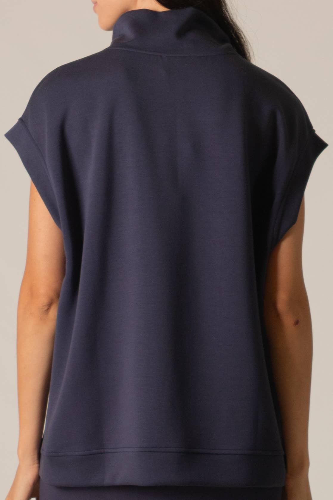 P. CILL - Wholesale Knit Top - Women's - P. CILL Butter Modal Mock Neck Capped Sleeve Top18