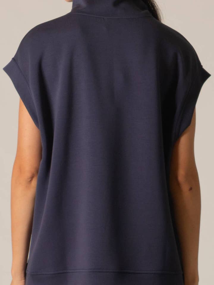 P. CILL - Wholesale Knit Top - Women's - P. CILL Butter Modal Mock Neck Capped Sleeve Top18