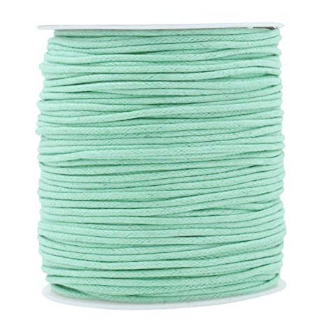 Mandala Crafts - Wholesale Craft supplies - Mandala Crafts Waxed Cord for Jewelry Making Necklace String - Wax Cord for Jewelry String Bracelet Cord 2mm 109 Yards Waxed Cotton Cord for Jewelry Making1