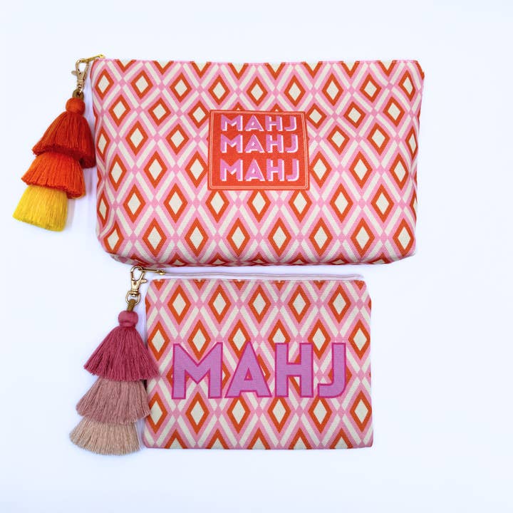 My Fair Mahjong - Wholesale Pouch - Women's - Mahjong Card & Accessory Bag | Fits Oversized League Cards & Mini 20mm Mahjong Tile Sets