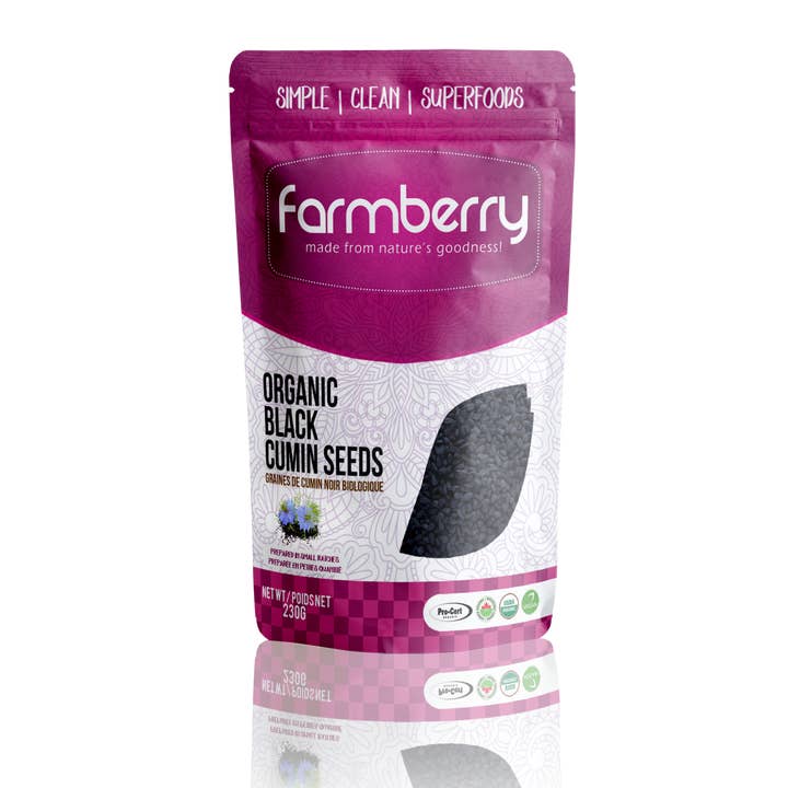Farmberry Organic Black Seeds 100g for wholesale by Farmberry