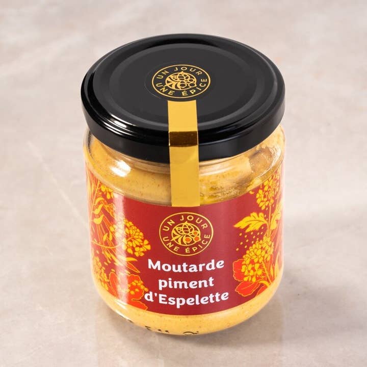 Un Jour Une Epice - Wholesale Mustard - Espelette Pepper Mustard 100Gx60