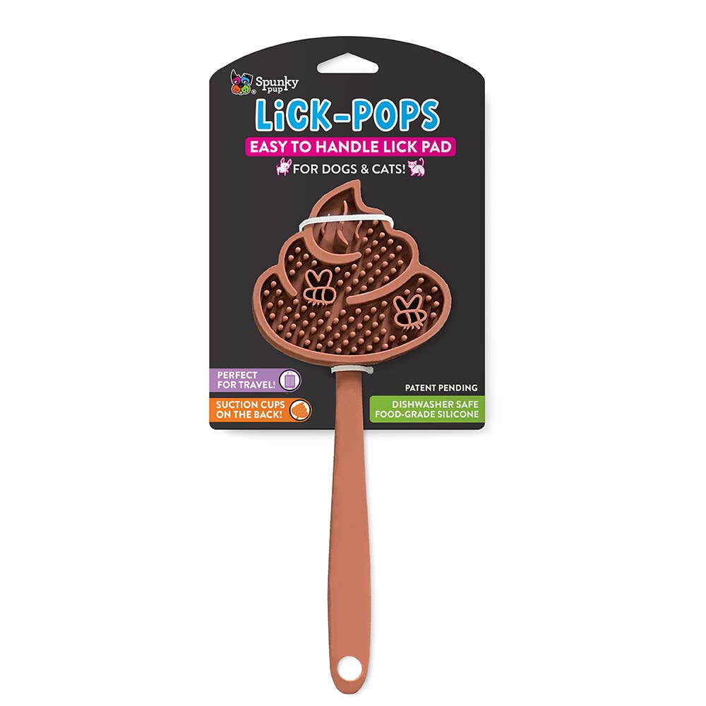 Spunky Pup - Vente Tapis de gamelle – chien - Lick Pops - Spatules à lécher pour chiens et chats0