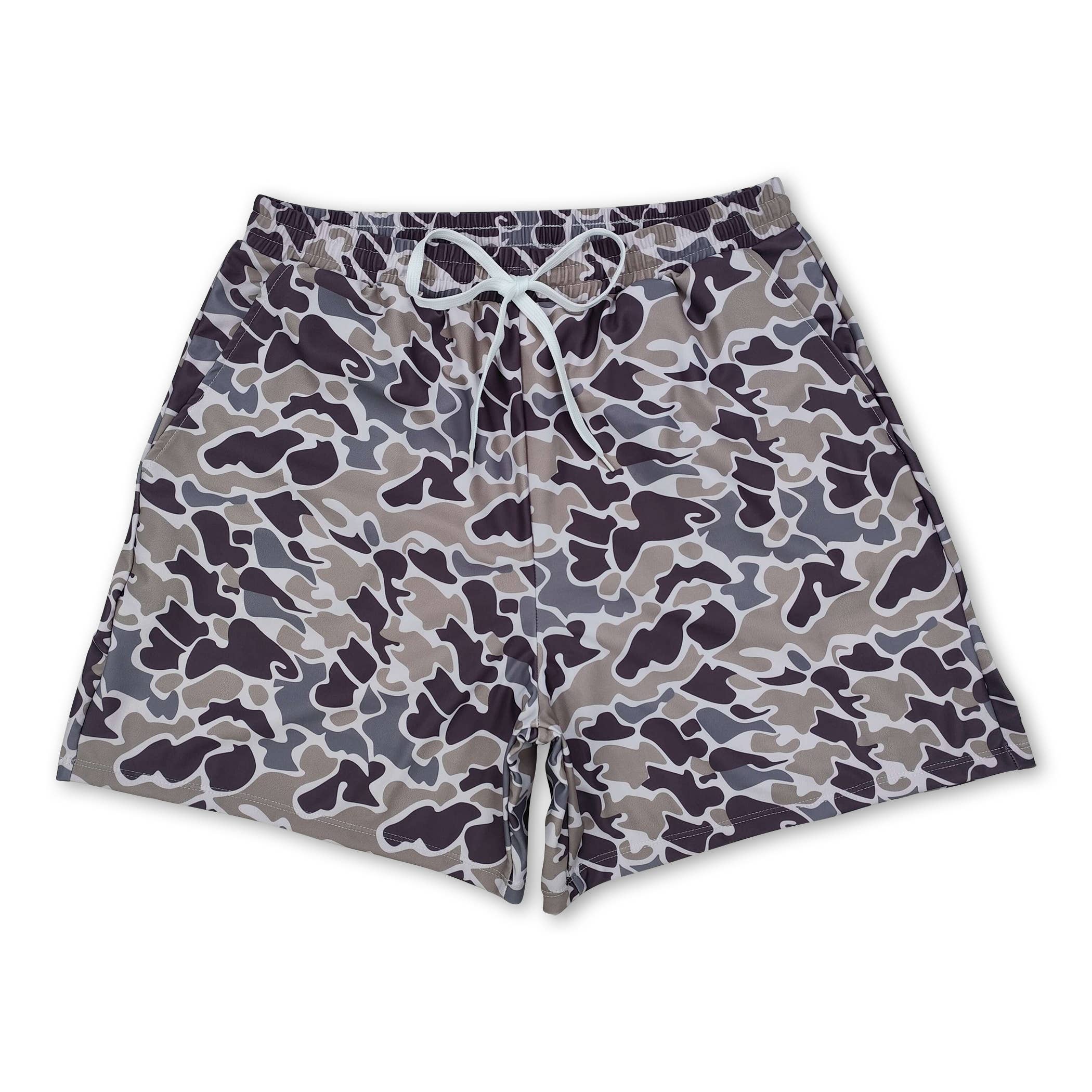 Yawoo Garments - Wholesale Swim Shorts - Kids - Camo summer boy swim trunks3