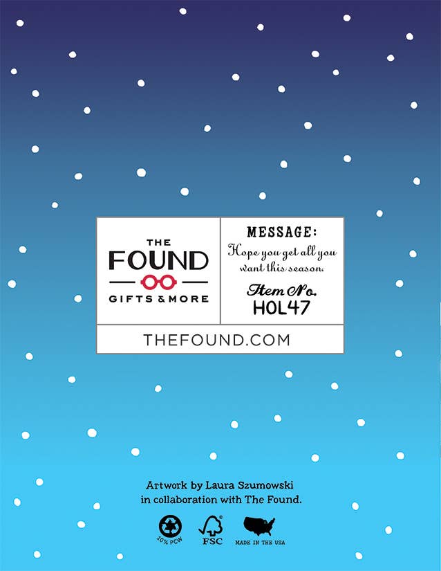 THE FOUND - Wholesale Christmas Card - Mariah All You Want Christmas Card2